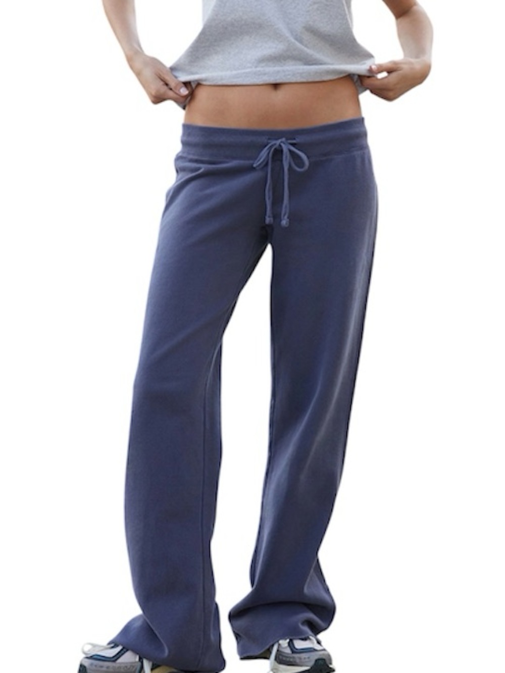 [John Galt]Washed Navy Hilary Soft Baggy Sweatpants
